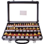 Tork Craft Router Bit Set 35PC Tungsten Carbide Tipped