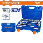 25 Piece 1 2" Drive Socket Set WST2D25