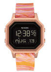 Nixon Siren Stainless Steel Women's Watch - Rose Gold Pink Marble