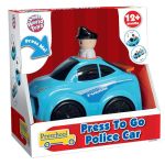 Small World Toys Police Car Toy Interactive Press-to-go Police Cars For Toddlers 1-3 Pretend Play Rescue Vehicle Polices Toy Gif