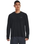 Men's Ua Seamless Stride Long Sleeve - Black XXL
