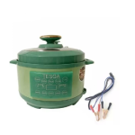Ashcomonline 4LTR Electric Pressure Cooker Powered With Battery Leads 12V 4 L Pressure Cooker