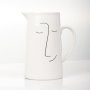 Faces Of Felicity Thirst Jug 1LT - White
