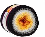 Cotton Yarn Rainbow Flowers 55% Cotton 45% Acrylic 250GR 1094YDS Multicolor Crochet Yarn Spring Summer 2 Sport