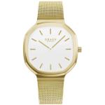 Oktant Lille-gold White Dial Gold Mesh Strap Lds V253LXGIMG