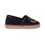 Canvas Espadrille -black jute