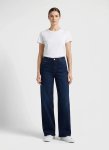 Sissy Boy High Waist Wide Leg Dk Vintage Jeans - 16 Blue