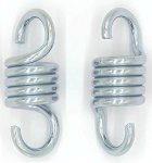 Alemon 700LBS Capacity Hammock Chair Spring 4 Inch Porch Swing Springs Suspension Hangers Hooks Replacement For Outside Garden P