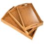 3-PIECE Serving Trays With Handle