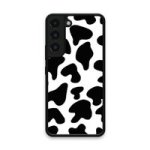 Custom Printed Tpu Cases - Samsung Galaxy S22 5G & 39 Black Cow Print& 39 By