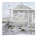 Beach Cabin Serviette 33X33CM