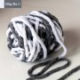 Soft Chunky Hand Knitting Yarn 100G Per Roll Polyester Variegated Yarn Black White Grey Mixed Colors Comfortable Variegated Yarn For Crochet And Knitting Crafts