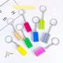 DIY Building Blocks Keychain 26 Color Options Perfect Gift For Business Promotions Candy-Colored Keychains 2x4 Building Blocks DIY Accessories Perfect Gift For All Occasions