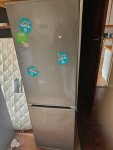 KIC Silver Fridge Freezer