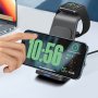 Wireless Charging Stand 3-IN-1 Wireless Charger Dock Station For Iphone 15/14/13/12/11 Pro MAX/XR/XS/8 Plus For Iwatch ULTRA/9/SE/8/7/6/5/4/3/2 For Airpods PRO2/PRO/3