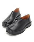 Uniquestride Women Tabi Platform Oxfords Split Toe Leather Shoes Unisex Japanese Mules Slip On Comfortable Flat Shoe Derby Fashi