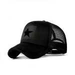 1PC Summer Thin Pentagram Pattern Mesh Baseball Cap
