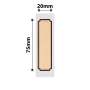 NB328 - NIIMBOT - D101 ONLY - 20X75MM - 90 WOOD LOVE LABELS