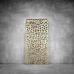 Laser Cut Screen - Design 042 - 1040 X 535 X 20 Rusted Steel Indoor