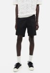 Regular Fit Chino Shorts - Black