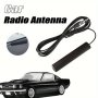 Easy-install Car Radio Patch Antenna - Enhanced Fm Stereo Signal No Drilling Required Black