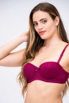 Serenity Luxury Padded Half Cup Bra With Underwire C Cup