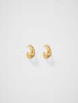 Gabbie Waterproof Curve Hoop Earrings - 0 Gold Plated