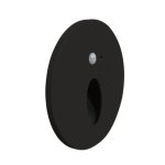 Orion. Orion Drop Round Cct LED Footlight With Motion Sensor - Black White - White