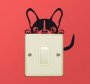 Hiding Frenchie Light Switch Sticker