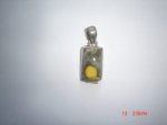 Eclipse Jasper Bumblebee Jasper .925 Sterling Silver Pendant STSP12