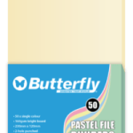 Strip File Divider – 160GSM Pastel – 50 Pack Buff – FIL067
