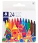 Staedtler 220 NC24 Noris Wax Crayons 8 Mm - Assorted Colours Pack Of 24