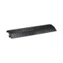 3-CHANNEL 350MM Wide Rubber Cable Ramp - Black