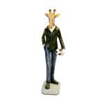 Statue Giraffe Child 6X8X28CM