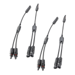 Solar MC4 Y Splitter Pair - 2-WAY MC4 Combo