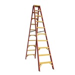 10 Step Double Sided Full Fibre-glass Ladder