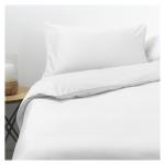 Microfibre White Duvet Cover Set