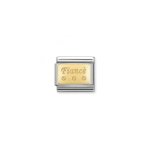 Classic Gold Fiance Charm