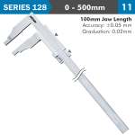 Vernier Caliper Jaw Length 100 Mm 0 500 Mm AC128 020 11 - Vernier Caliper Jaw Length 100MM 0-500MM AC128-020-11