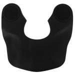 Cutting Collar Black Short Silicone