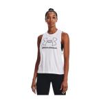 Under Armour Women's Sportstyle Logo Tank - White - Large