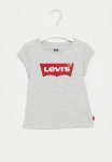 Levi's Lvg Short Sleeve Batwing Tee - Light Gray Heather red