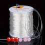 Crystal Clear Elastic Beading Cord 1MM Stretchy String For Diy Bracelets & Necklaces Durable Craft Supplies 3937.01IN Roll