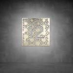 House Number D07 - 500 X 500 Matt Black No