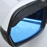 2PCS Car Rearview Mirror Rain Guards - Durable Pvc Right Side Fashion Glass Holder For Car Car Window Rain Guard
