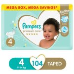 Pampers Premium Care Mega Box Maxi Size 4 104 Nappies