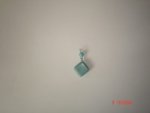 Howlite Light Blue Drop Pendant F69