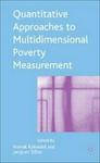 Quantitative Approaches to Multidimensional Poverty Measurement