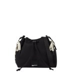 Nylon Lace-up Bucket -black