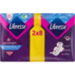 Libresse Super Heavy Flow Ultra Large Sanitary Pads With Wings 16 Pack